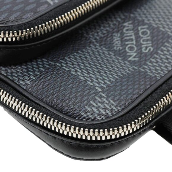 Louis Vuitton Amazone Sling Damier Graphite Crossbody Bag Black - Picture 6 of 14